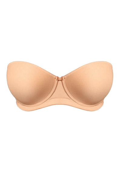 Moulded Strapless Bra - Nude