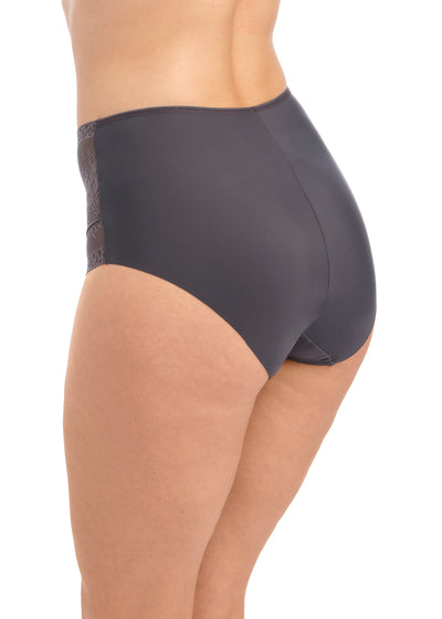 Envisage High Waist Brief - Slate