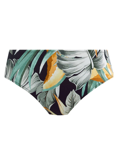 Bamboo Grove Mid Rise Bikini Brief - Jet