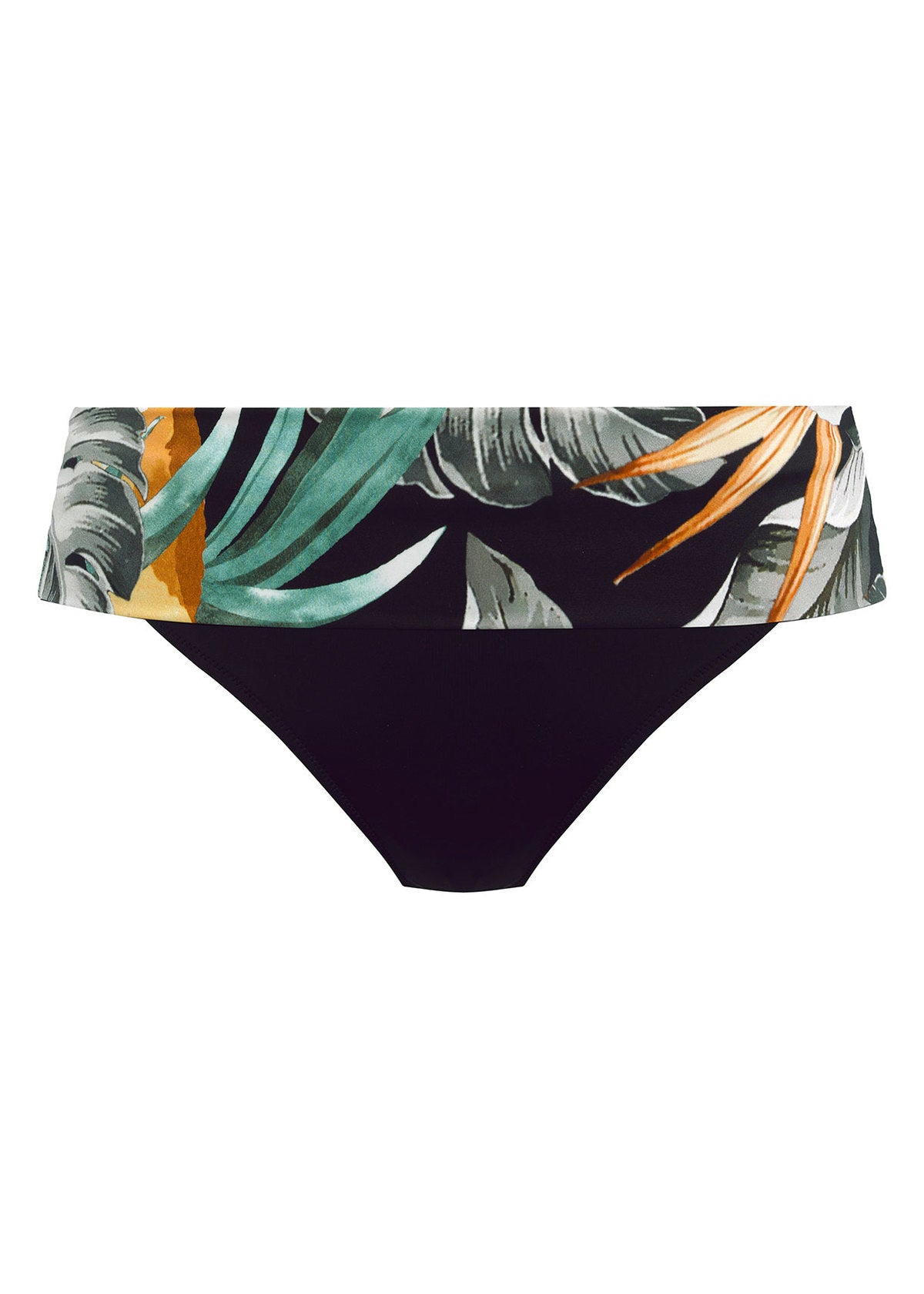 Bamboo Grove Fold Bikini Brief - Jet