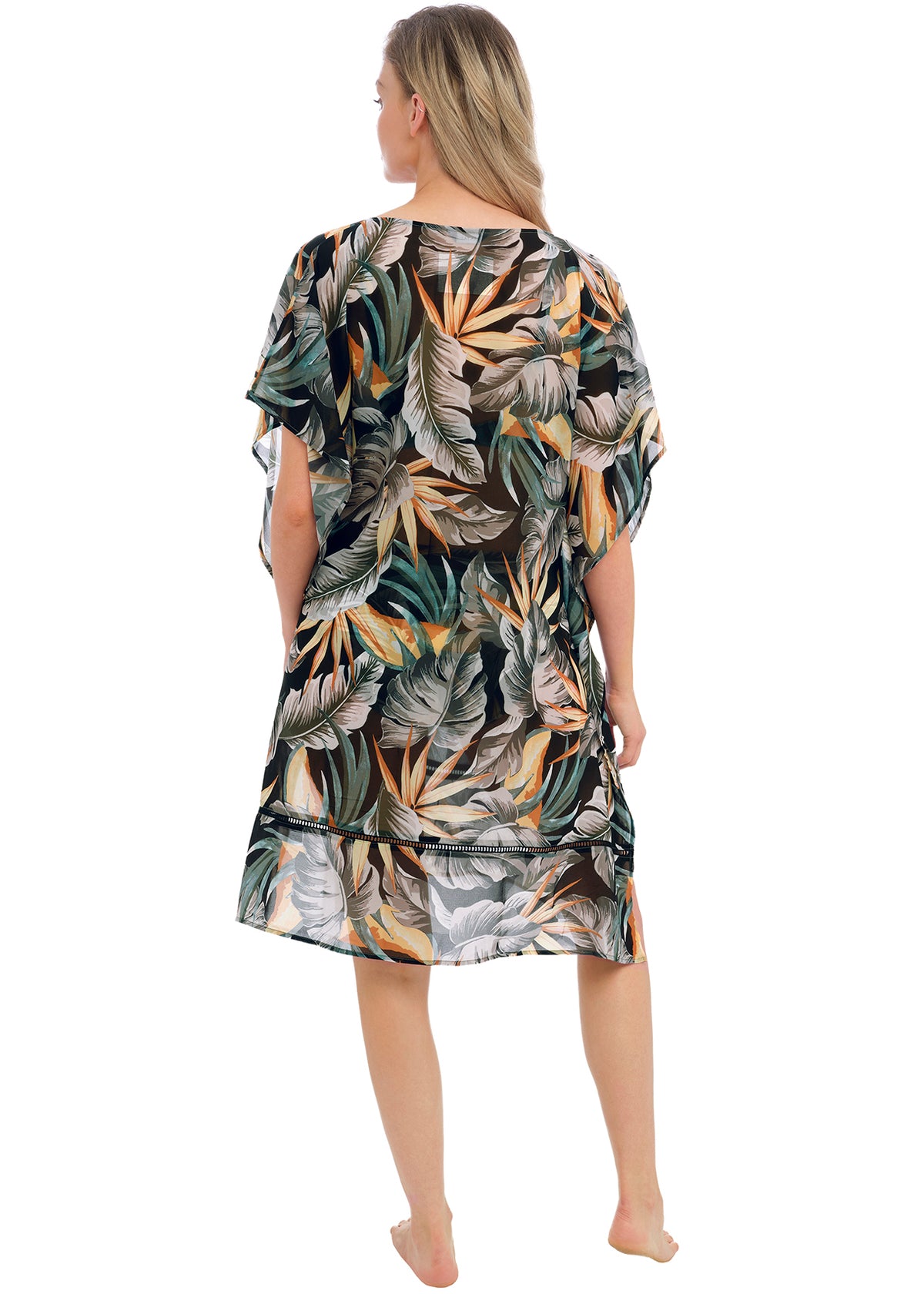 Bamboo Grove Kaftan - Jet