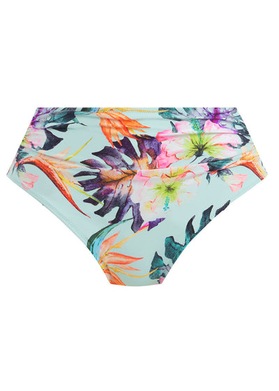 Paradiso Deep Gathered Bikini Brief - Soft Mint