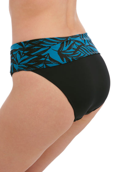 Palmetto Bay Fold Bikini Brief - Zen Blue