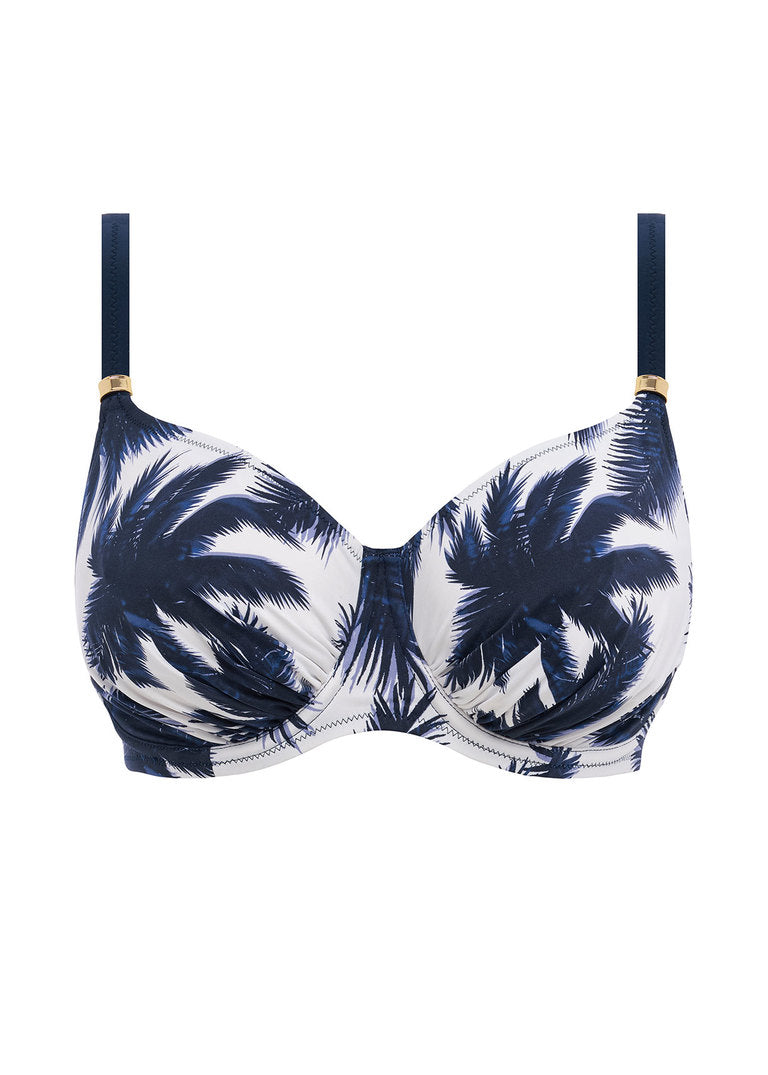 Carmelita Avenue Full Cup Bikini Top- French Navy