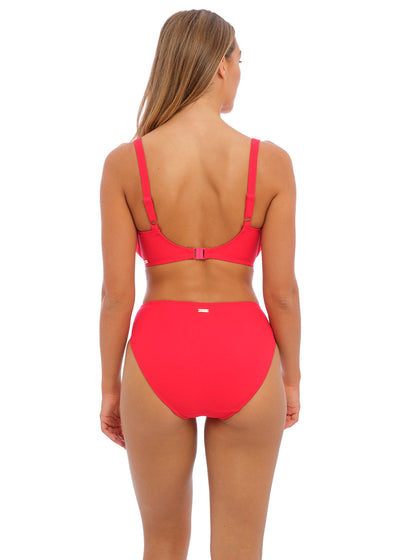 Almeria Mid Rise Bikini Brief- Watermelon