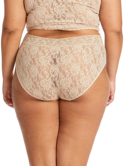 Plus Size Signature Lace French Brief - Chai