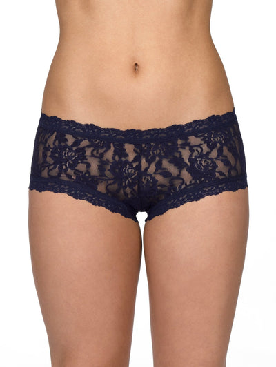 Signature Lace Boyshort - Navy