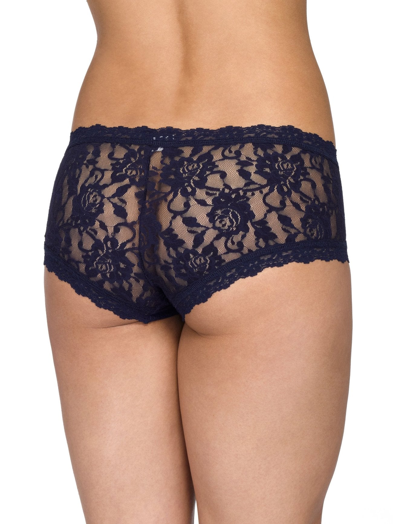 Signature Lace Boyshort - Navy