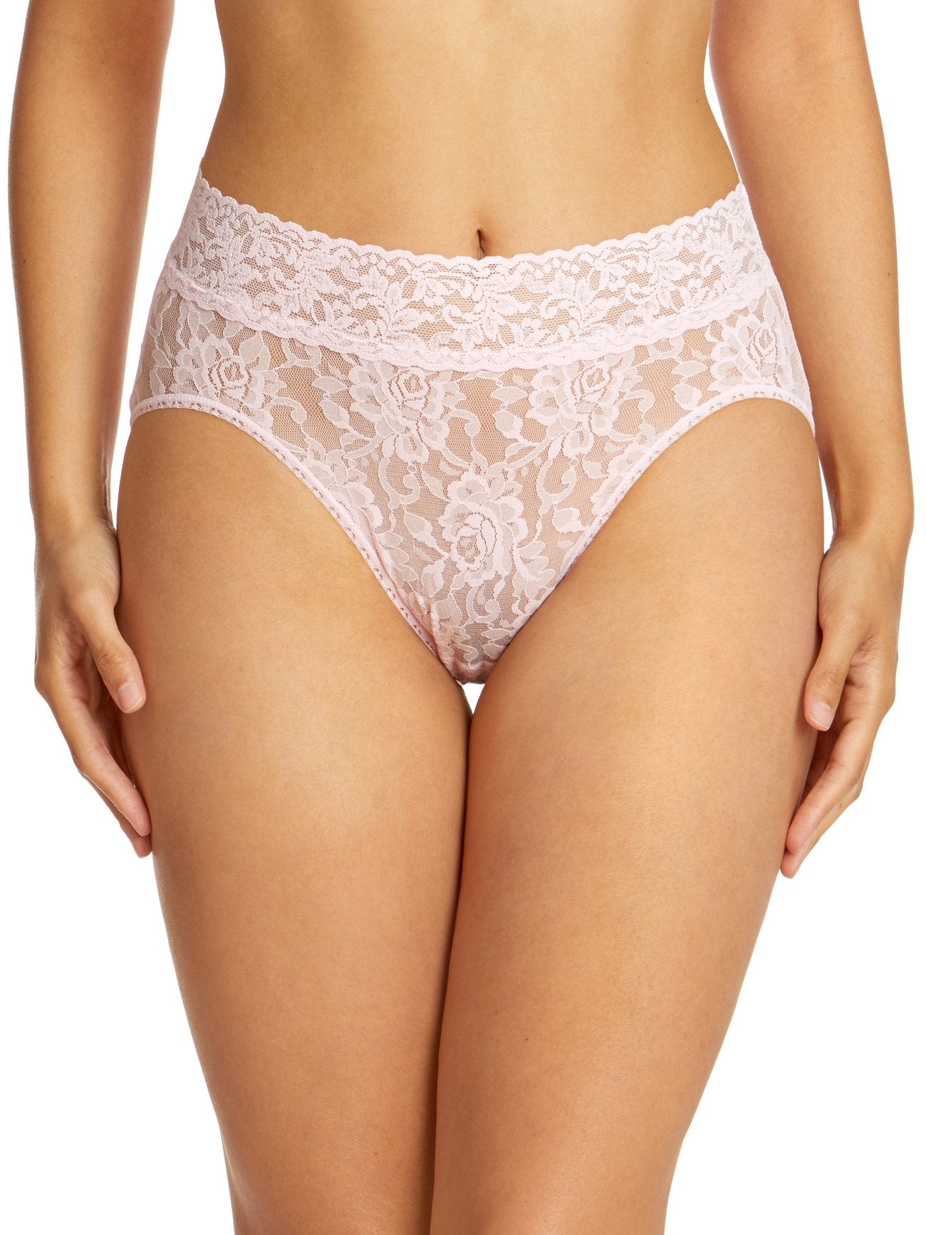 Signature Lace French Brief - Bliss Pink