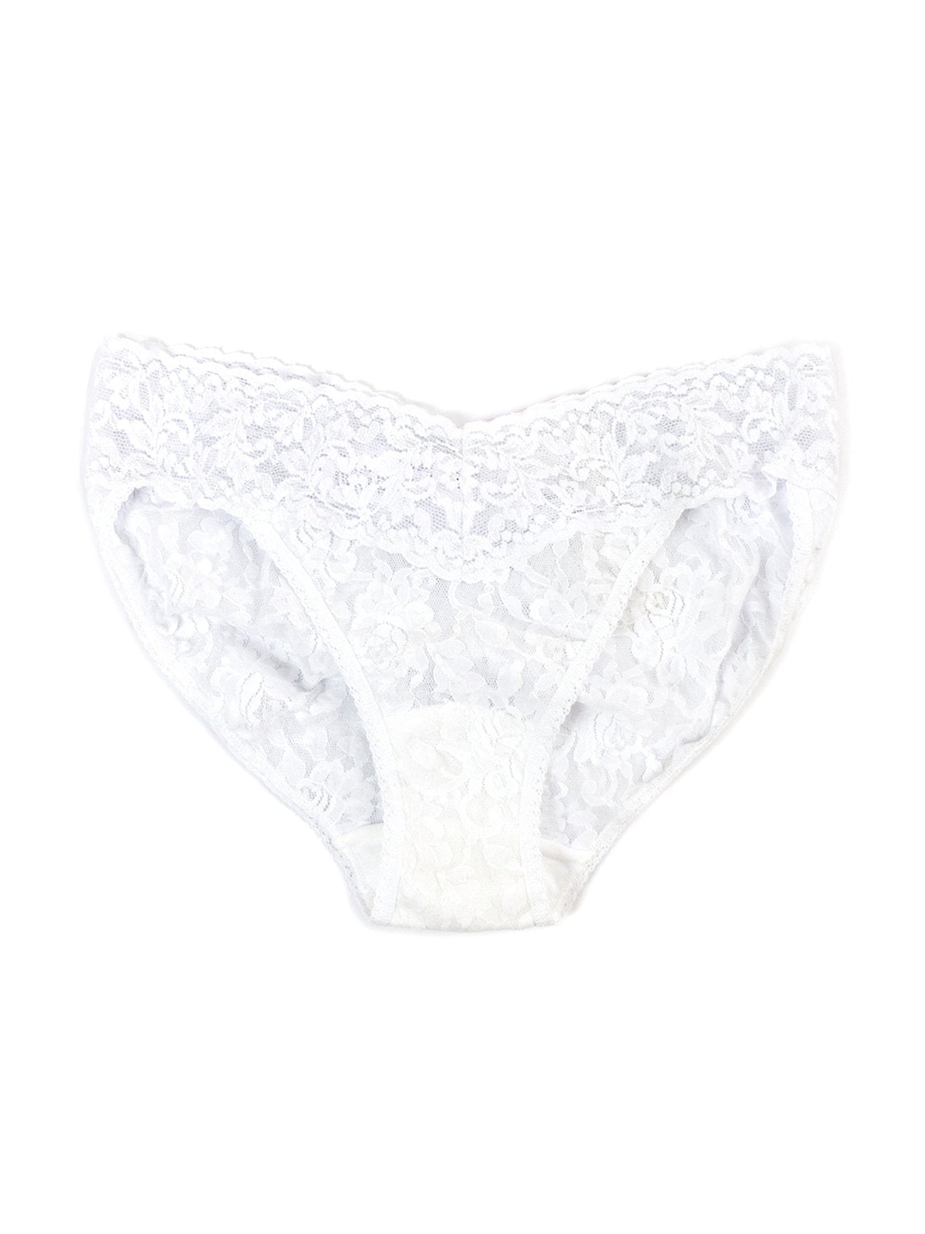 Signature Lace V-Kini - White