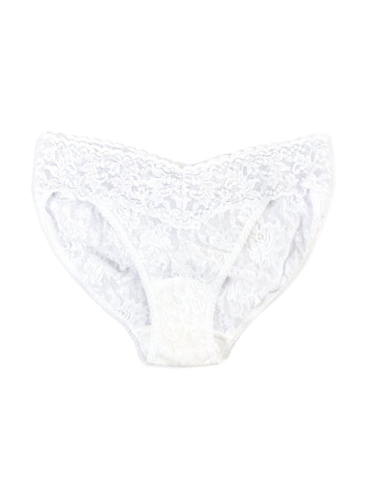 Signature Lace V-Kini - White