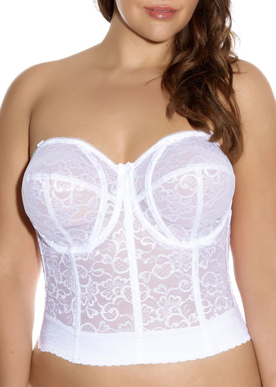 Bridal Lace Bustier- White