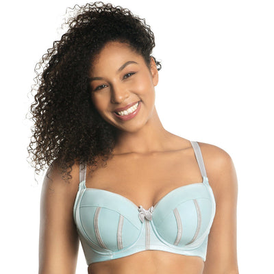 Charlotte Underwire Padded Bra- Seaglass Green