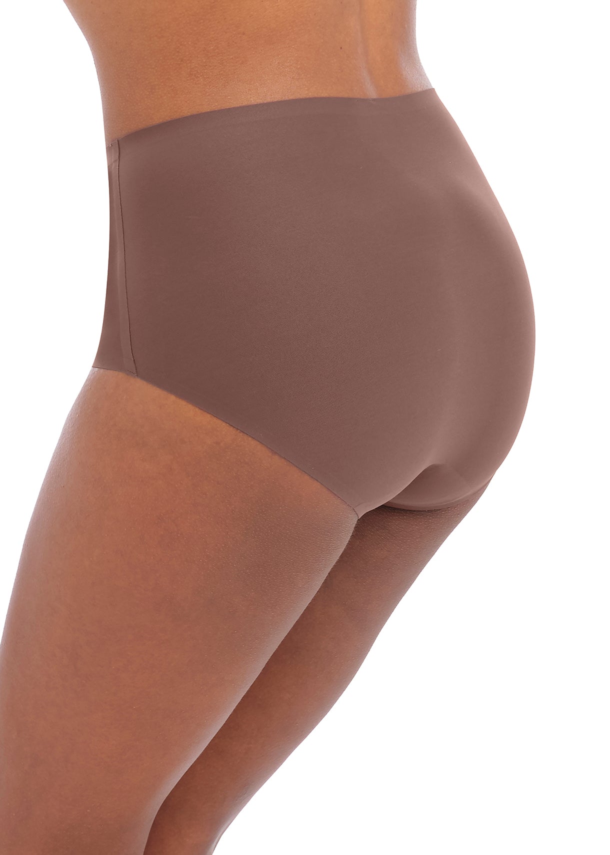 Smoothease Invisible Stretch Full Brief - Coffee Roast