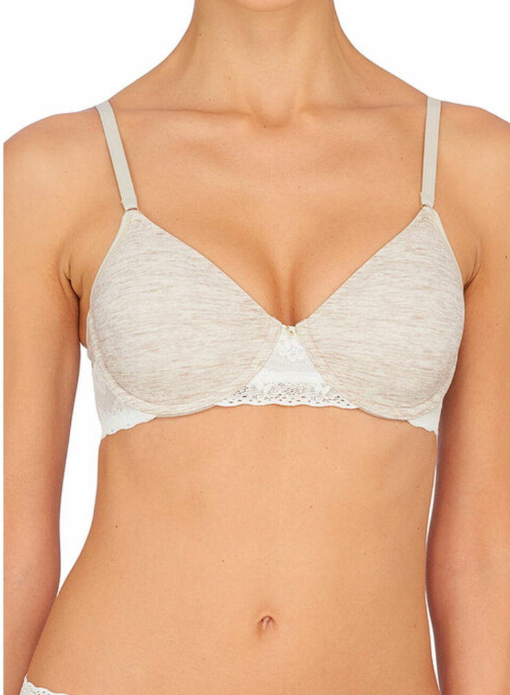 Bliss Perfection Unlined Underwire Bra - Heather Marble