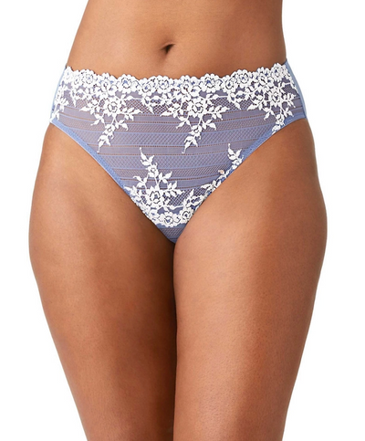 Embrace Lace Hi-Waist Panty - Wild Wind / Egret