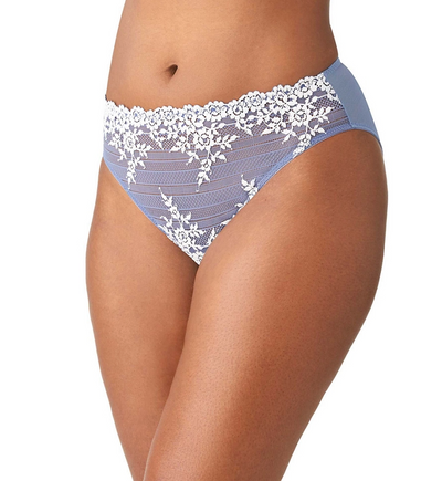 Embrace Lace Hi-Waist Panty - Wild Wind / Egret