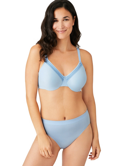 Perfect Primer Full Figure Underwire Bra - Chambray Blue