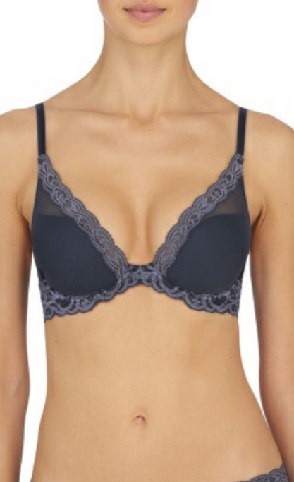 Feathers Bra - Ash Navy