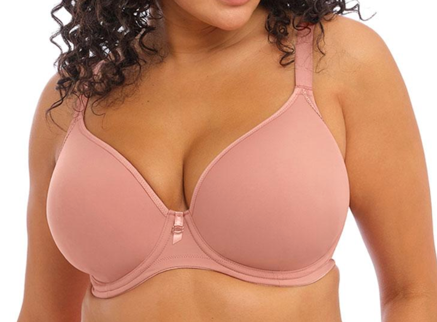 Bijou Banded Moulded Bra - Ash Rose