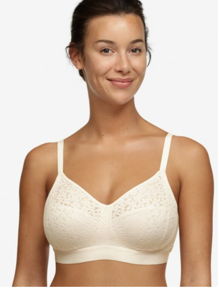 Norah Comfort Supportive Wirefree Bra - Talc