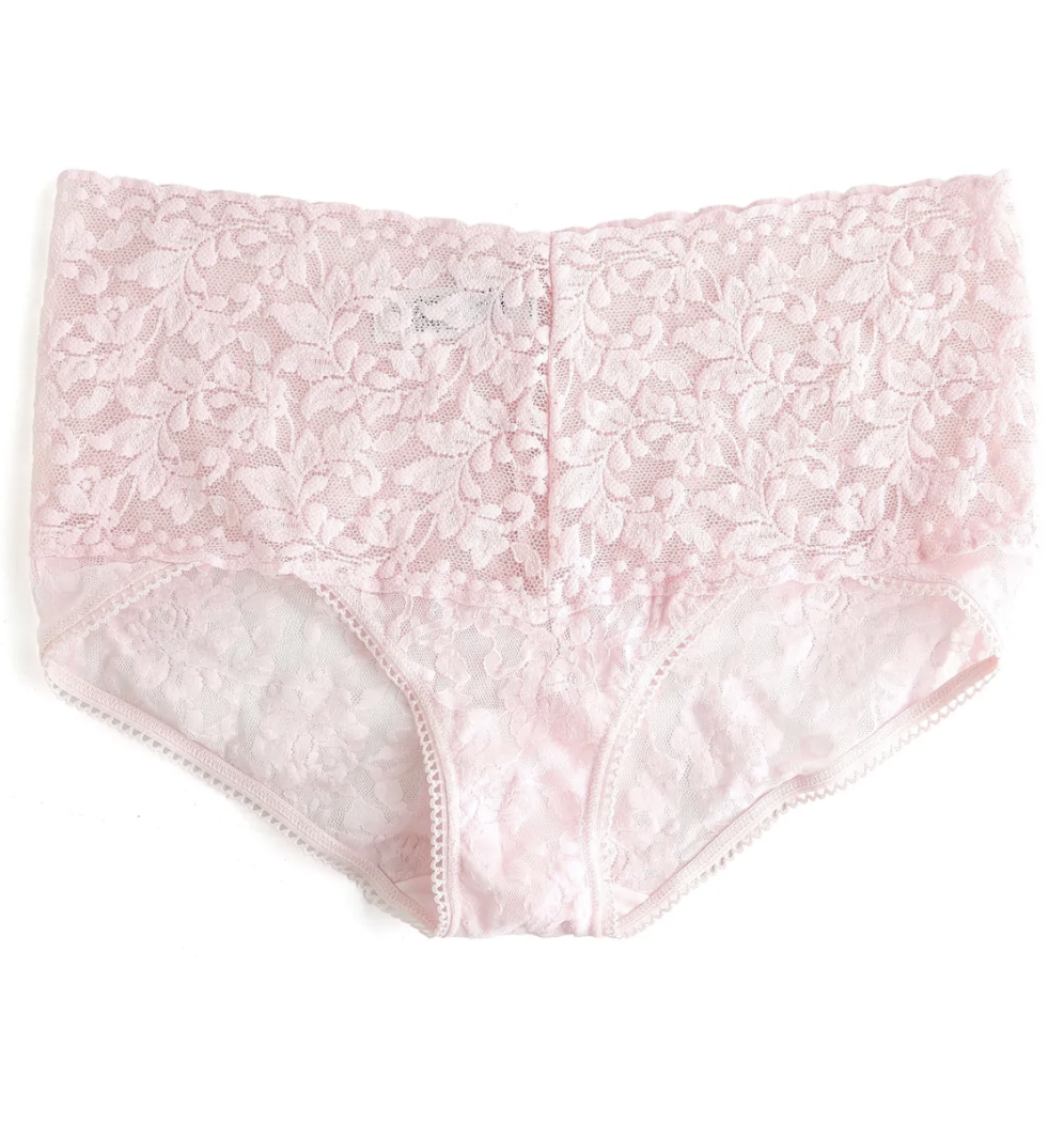 Retro Lace V-kini - Bliss Pink