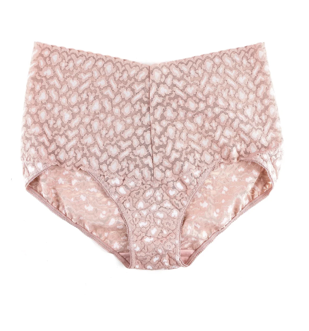 Cross-Dyed Retro Lace V-kini - Desert Rose/White