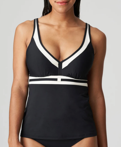 Istres Padded Full-Cup Tankini - Black