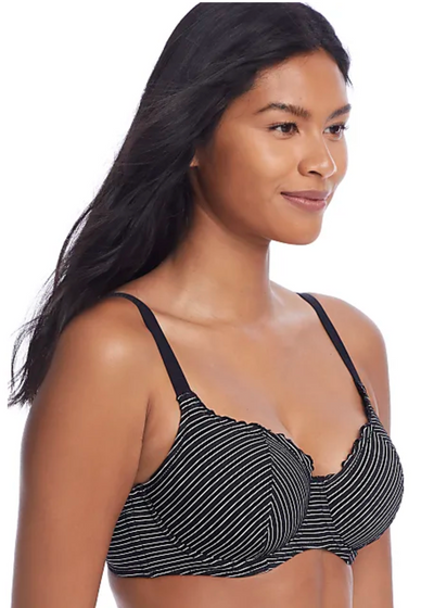 Ocean Calling Sweetheart Bikini Top - Black