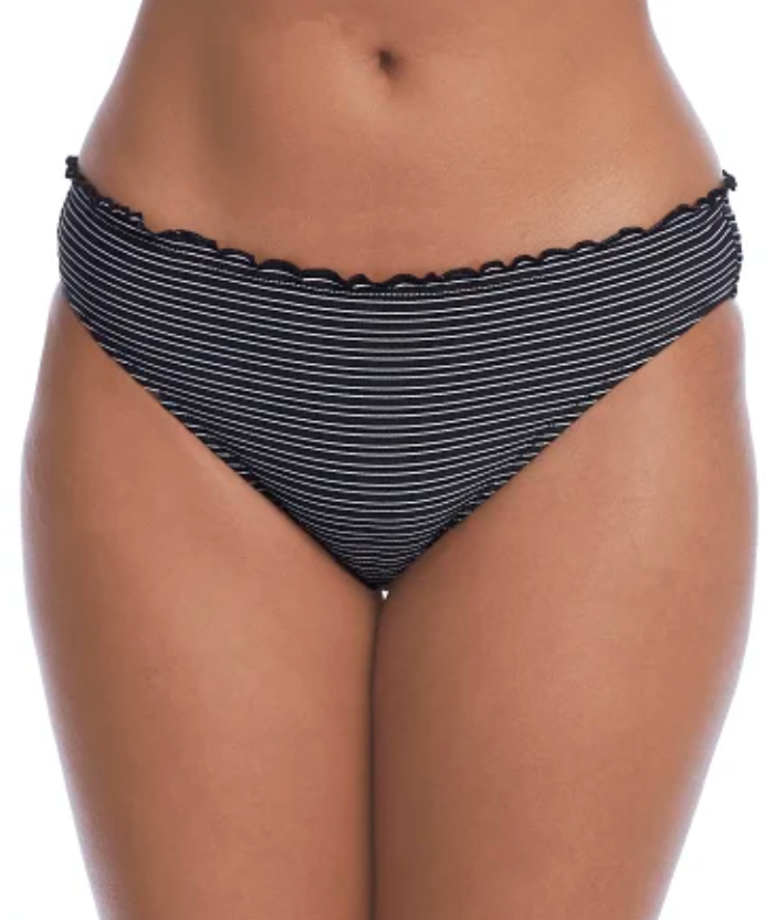 Ocean Calling Bikini Brief - Black