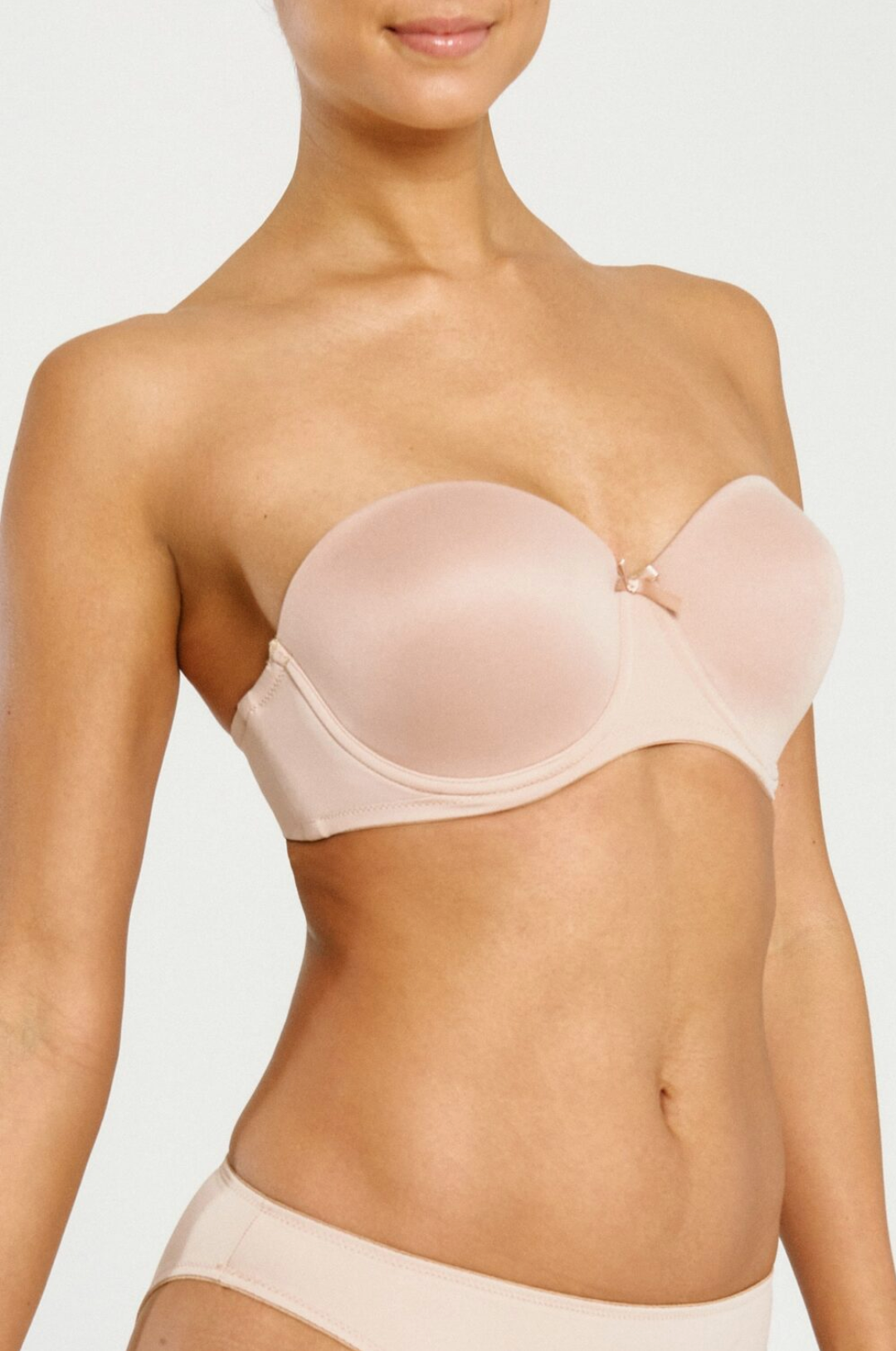 Seamless Full Cup Strapless- Rose Dust