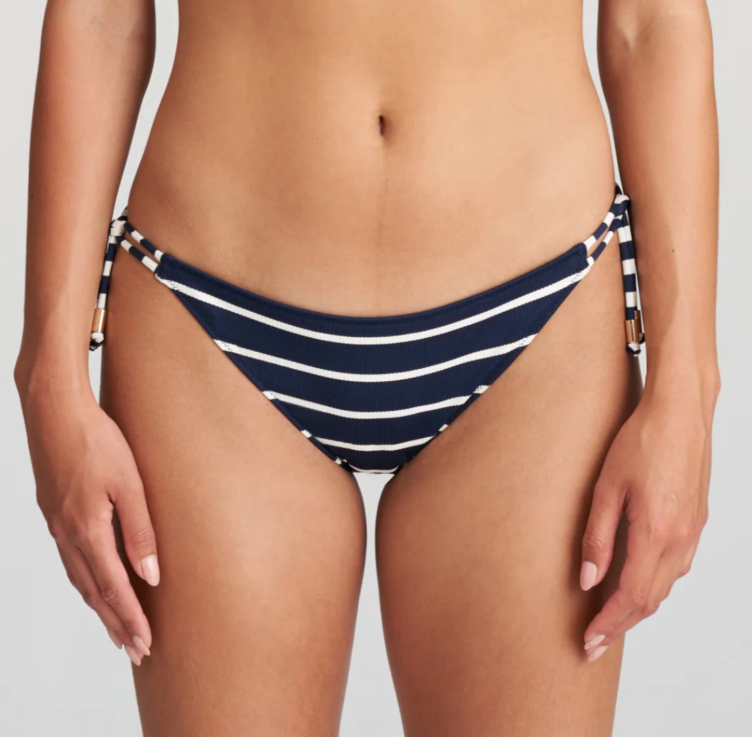 Marie Jo Swim Cadiz Bikini Briefs Waist Ropes - Water Blue