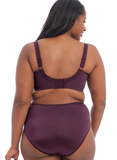 Keira Banded Bra - Damson