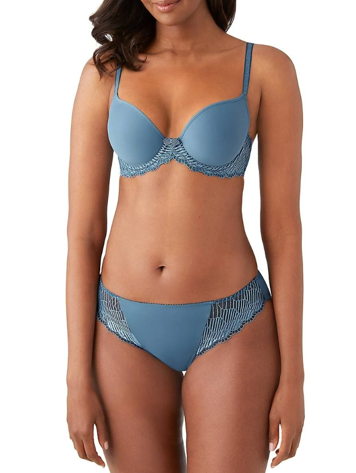 La Femme Underwire T-Shirt Bra - Bluestone