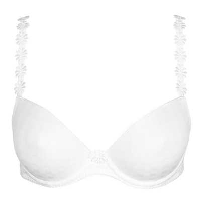 Avero Padded Heart Shape Bra - White