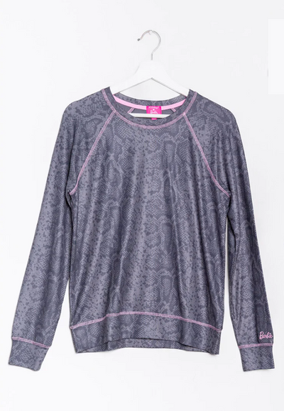 P.J. Salvage X Barbie Hang With Friends Printed Top - Grey