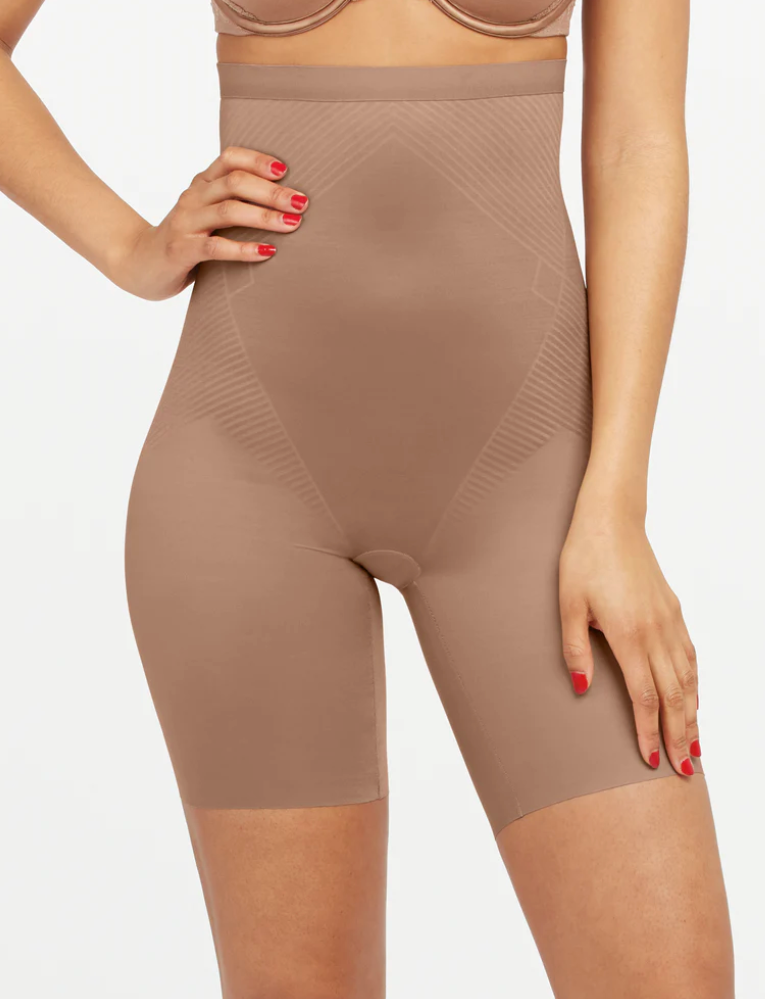 Thinstincts® 2.0 High-Waist Midthigh Shaper - Cafe Au Lait