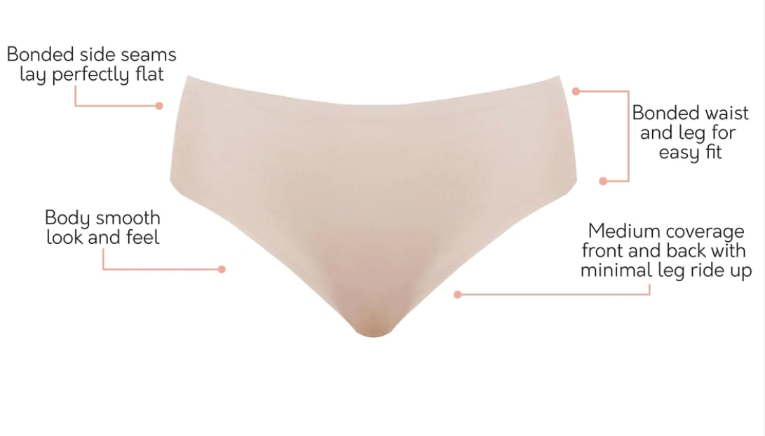 Bonded Hipster Panty - European Nude – My Bare Essentials