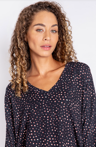 Under the Fall Moon Long sleeve Top - Slate