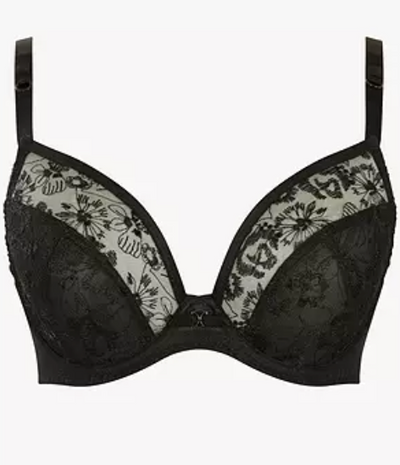 Yasmin Plunge Bra - Noir