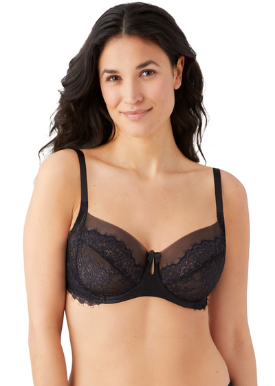 Center Stage Underwire Bra - Black/Graphite
