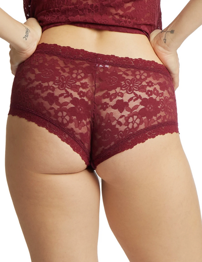 Daily Lace™  Boyshort - Lipstick