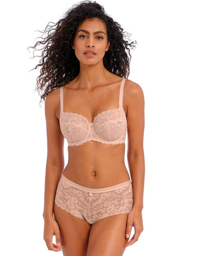 Offbeat Side Support Bra - Natural Beige