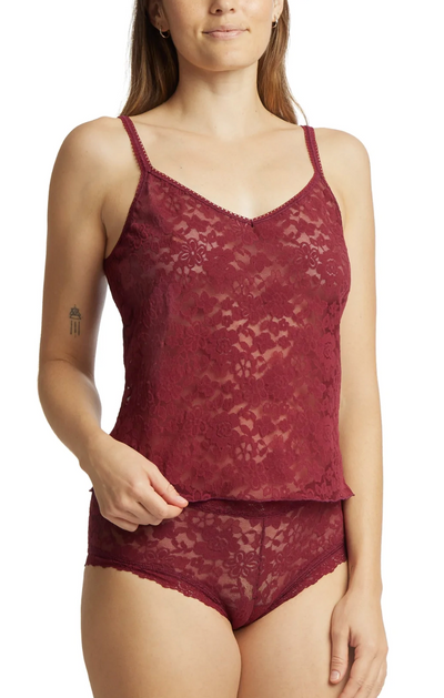 Daily Lace™ Strappy Cami - Lipstick