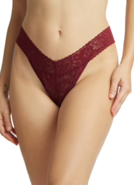 Daily Lace™ Original Rise Thong - Lipstick