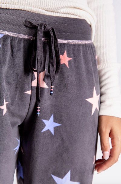 Starry Sunsets Lounge Pant - Charcoal