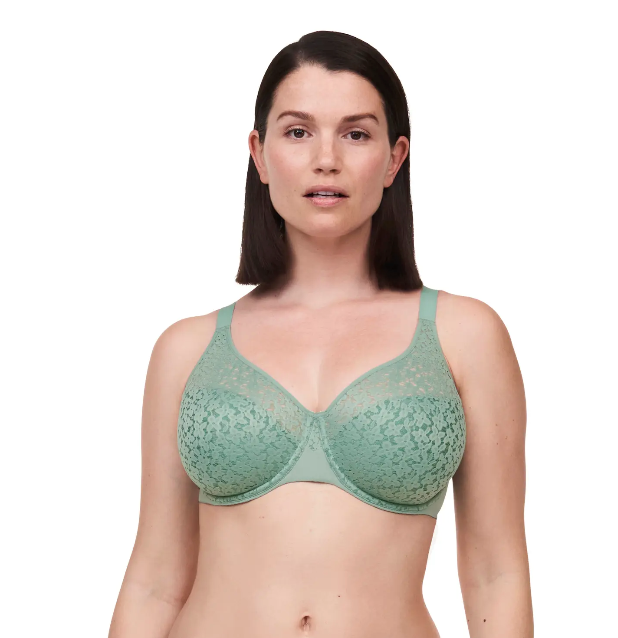 Norah Comfort Underwire Bra - Laurel Green