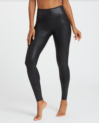 Faux Leather Leggings - Black