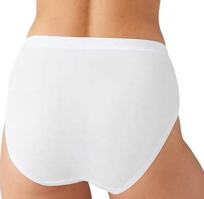 Understated Cotton Brief Panty - White