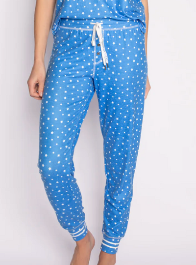 Blue Star Long Jam Pant- Tranquil Blue